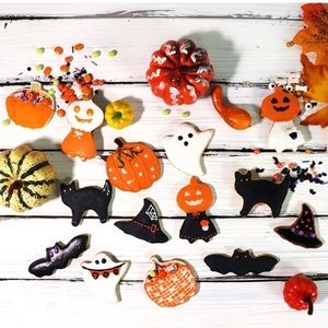 6pc Halloween cookies biscuits cutter set